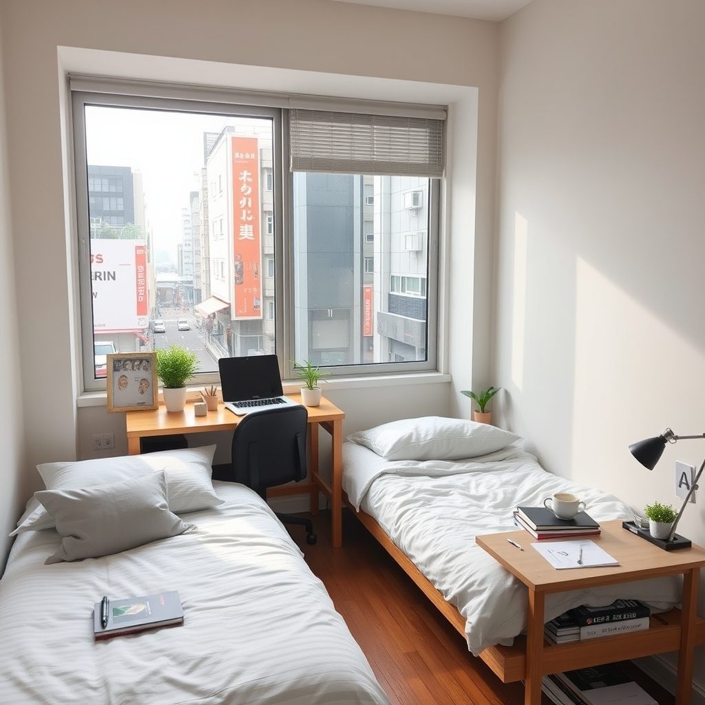 学生寮の部屋